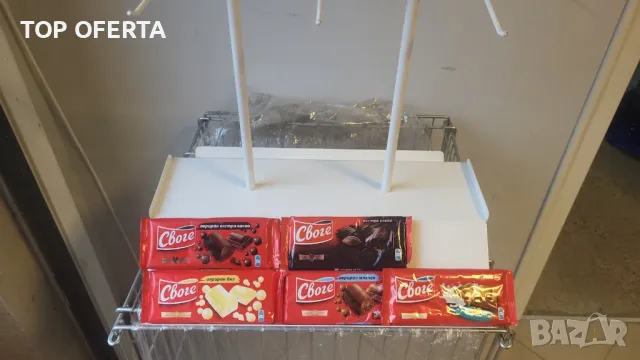 Стелаж Метален за касова зона 48 х 39 х 40 см