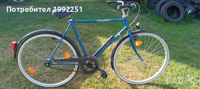 Велосипед номер 21. Galaxy. 28 цола. 3 скорости. 56см от седалката до центъра на средното. Внос от Г