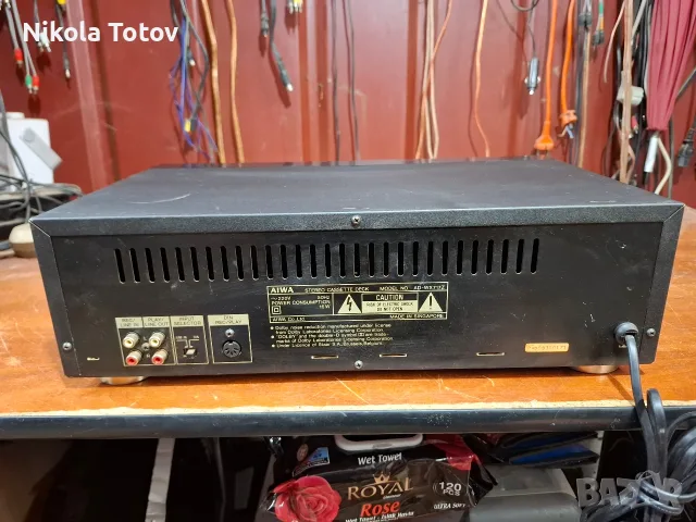 Продава се двукасетен дек Aiwa AD-WX717Z. , снимка 7 - Декове - 56107063
