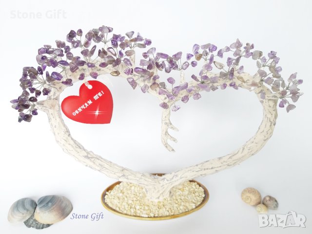 Дръвче Аметист, Подарък Жена, Подарък Коледа, Подарък Зодия, Идея Любов, снимка 4 - Други - 33090358