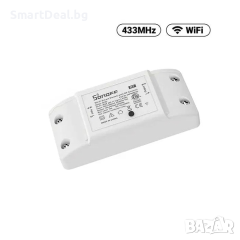 SONOFF Basic RF R2 Wi Fi Интернет ключ/прекъсвач RF-433Mhz, снимка 2 - Друга електроника - 44781003