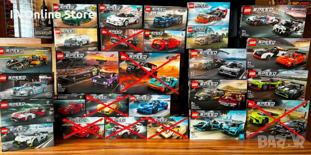 Колекция Lego Speed Champions Ferrari,Nissan,Audi,Lamborghini,BMW и др