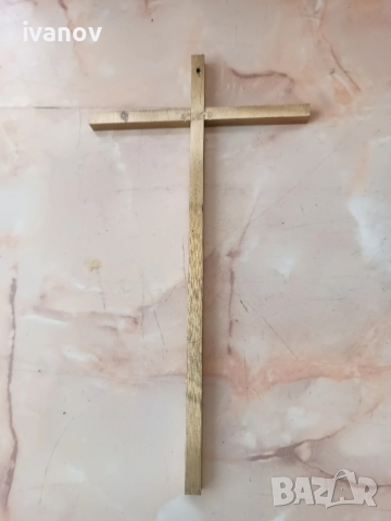 Масивен месингов кръст, снимка 3 - Други ценни предмети - 53758077