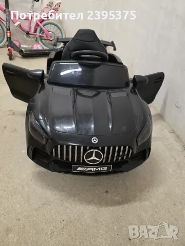 Детска акумулаторна кола Mercedes-AMG GT R Pro, черна, модел S-BBH011-BLACK, снимка 14 - Детски велосипеди, триколки и коли - 55877759