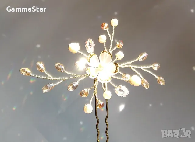 Аксесоари за коса за специални поводи / Украса за коса с кристали, снимка 7 - Аксесоари за коса - 49230952