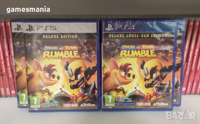 [ps5/ps4] НИСКА цена! Crash Team Rumble - Deluxe Edition/Нови, снимка 1 - Игри за PlayStation - 41320392