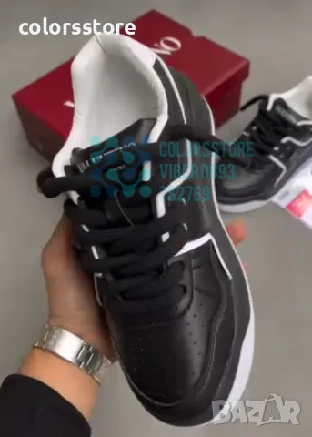 Мъжки черни кецове Valentino-BR171te, снимка 3 - Маратонки - 47868103