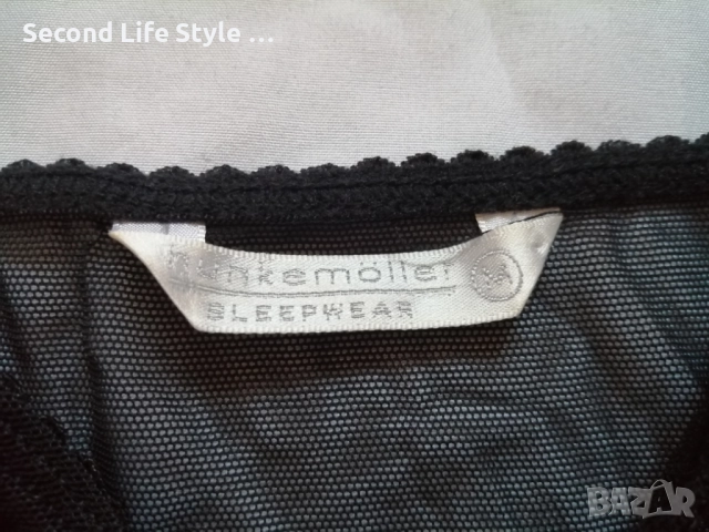 Hunkemoller прозрачна дамска нощница с пайети и бродерии р-р M, снимка 3 - Нощници - 52923424