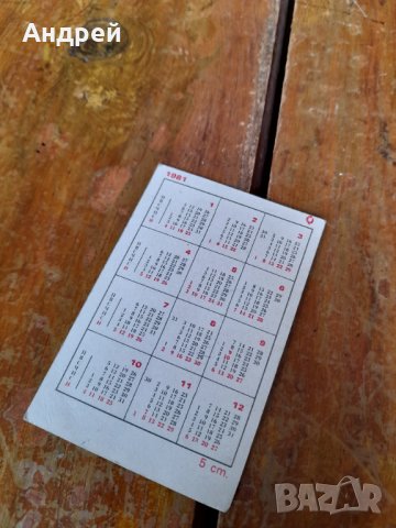 Календарче Полски Фиат 126 1981, снимка 2 - Колекции - 41974706