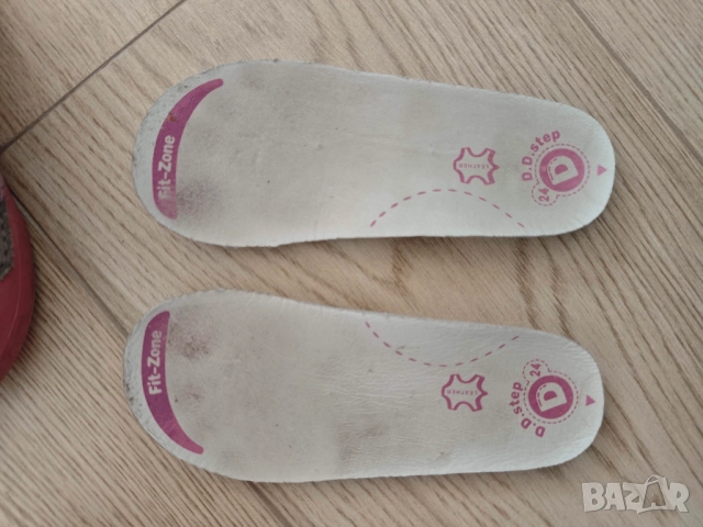 D.D. Step "First Step", размер 24 - кожени обувки, цвят лилав, снимка 5 - Детски обувки - 52951126