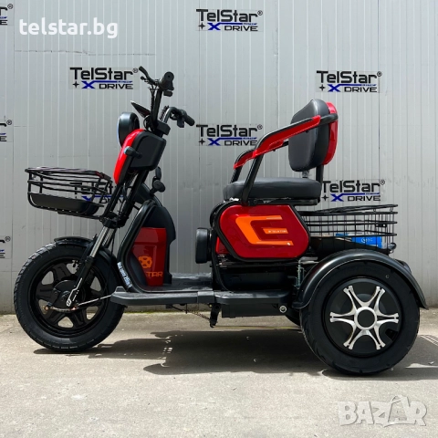 Триместна електрическа триколка TS 350-7-OFFROAD 2000W 25Ah Нов модел с повишена мощност подходяща з, снимка 7 - Мотоциклети и мототехника - 52411474