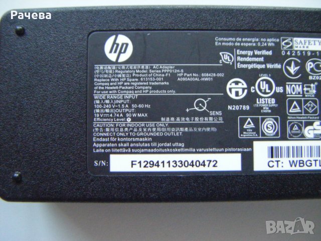 Адаптер/Зарядно устройство HP DC PPP012H-S, снимка 2 - Захранвания и кутии - 35775391