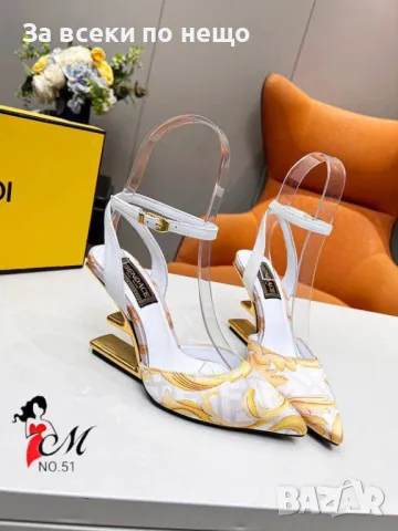 Дамски обувки Fendi - 3 налични цвята Код D943, снимка 2 - Дамски обувки на ток - 47317843