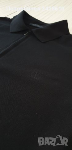 VALENTINO JEANS Pique Cotton  Half Zip Mens Size XL/52 ОРИГИНАЛ! Мъжка тениска!, снимка 10 - Тениски - 41883315