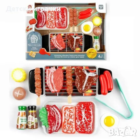 Детски грил комплект с продукти, снимка 2 - Други - 48704048