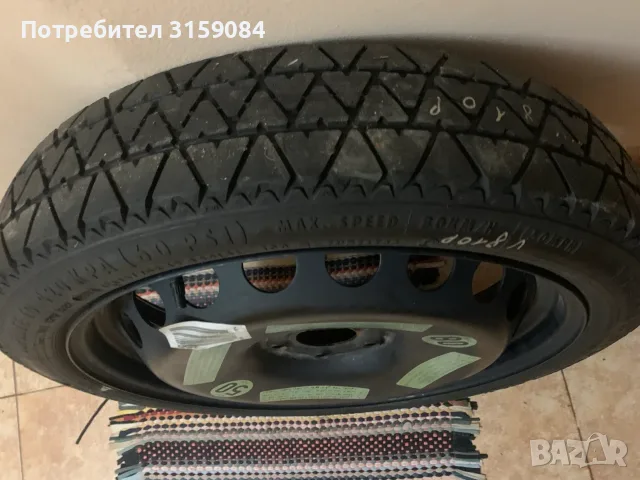 Чисто нова оригинална патерица 19" за Audi A5 / A4 B8 - 125/70/R19 (8K0601027D), снимка 2 - Гуми и джанти - 56167667