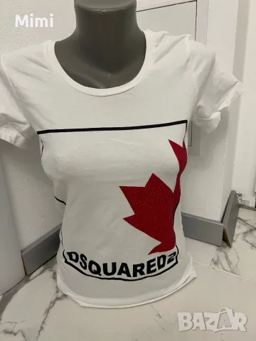 DSQUARED2 Дамска Тениска S/M, снимка 7 - Тениски - 49329188