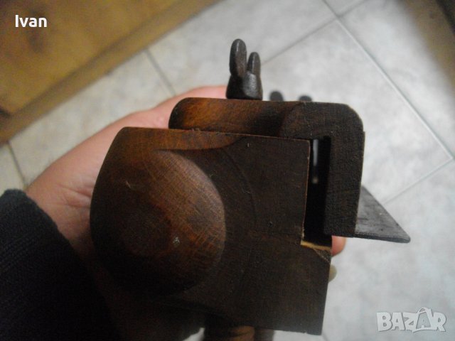 Старинно/Антикварно Профилно Голямо Ръчно Дърводелско Ренде-ОТЛИЧНО Съст-Регулация/Дървени Винтове , снимка 17 - Други инструменти - 39342093