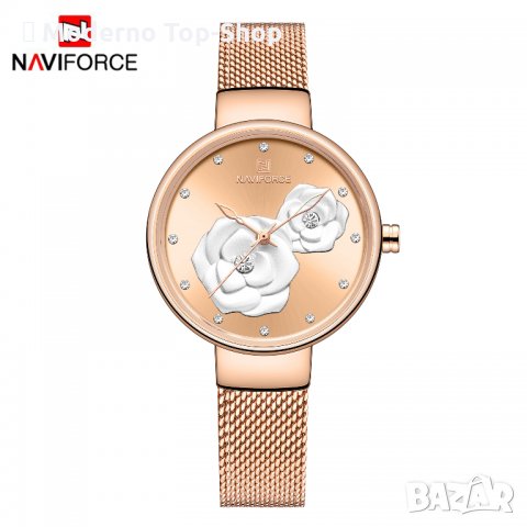 Дамски часовник NAVIFORCE Gold 5013 RGRGRG., снимка 2 - Дамски - 34722783