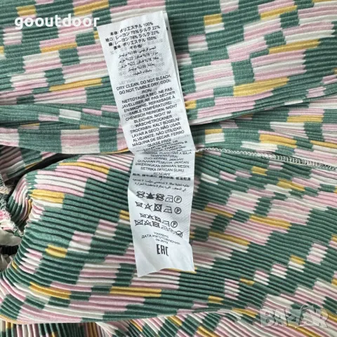 Tory Burch плисирана рокля с волани (US12), снимка 13 - Рокли - 48021509