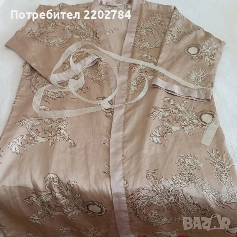 Дамски халати естествена коприна,халат., снимка 5 - Нощници - 51783216