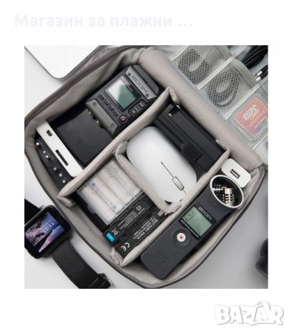 ДВУСЛОЙНА ЧАНТА ЗА ОРГАНИЗИРАНЕ НА ПЪТНИЧЕСКИ КАБЕЛИ - код 1338, снимка 6 - Други стоки за дома - 34016991