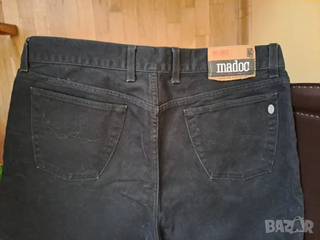 Мъжки черни дънки MADOC, снимка 3 - Дънки - 48978129