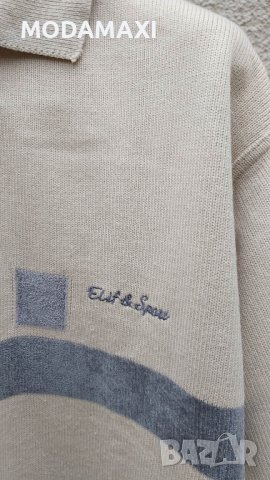 3XL Плетена мъжка блуза ELIF , снимка 2 - Блузи - 38949443