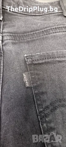 Дамски дънки Levi's mile high super skinny размер 30 в черно , снимка 6 - Дънки - 55768234