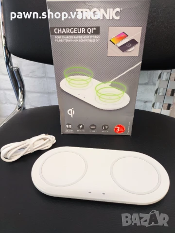 Безжично зарядно устройство Tronic QI – НОВО, снимка 2 - Безжични зарядни - 50458235