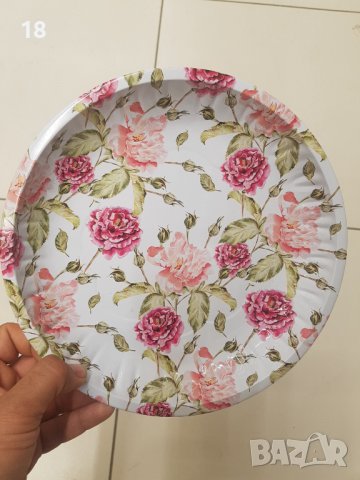 Метални табла 25 см, снимка 2 - Чинии - 39064050