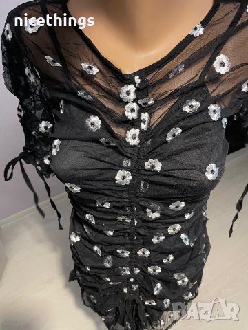 Нова рокля тюл с подплата , снимка 2 - Рокли - 25694445