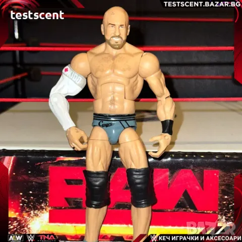 Екшън фигура WWE Antonio Cesaro Claudio Castagnoli Антонио Цезаро Elite WWE basic NXT ROH AEW Grey, снимка 1 - Фигурки - 48448179