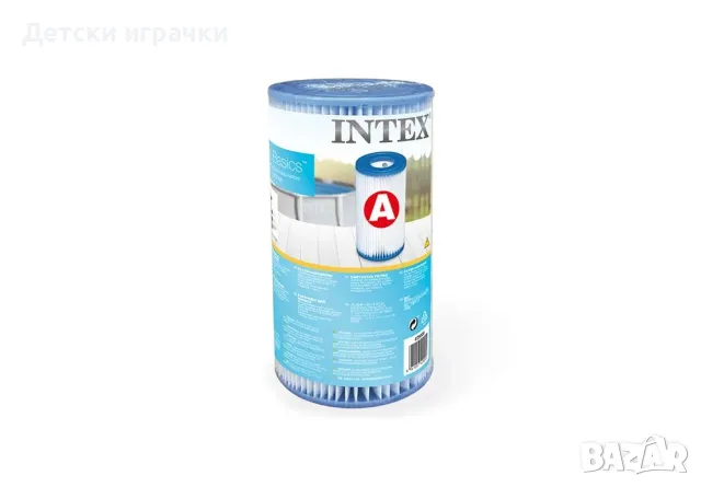 Филтър Тип А Intex, Полиестер, Лесен за почистване, За басейни