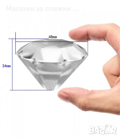 СИЛИКОНОВА ФОРМА ЗА ЛЕДЧЕТА "ДИАМАНТ" - КОД 3228, снимка 8 - Аксесоари за кухня - 34118849