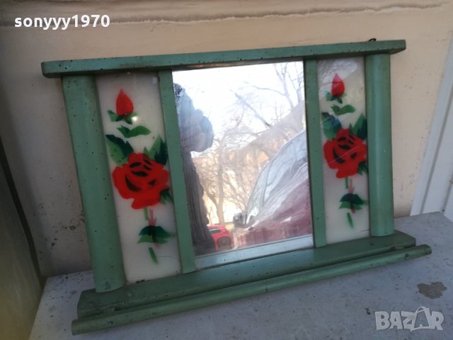 СТАРИННО ОГЛЕДАЛО-АНТИКА 0502221921, снимка 2 - Антикварни и старинни предмети - 35684760