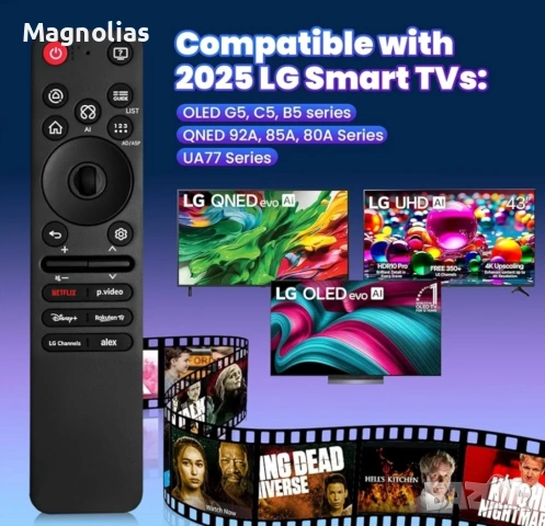 Дистанционно TV 📺 LG OLED 2025 , снимка 7 - Дистанционни - 53747090