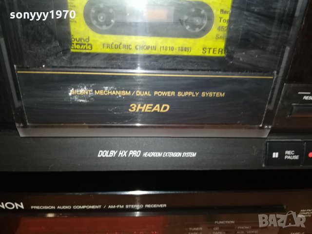 denon 3head deck+denon receiver 1502221108, снимка 5 - Ресийвъри, усилватели, смесителни пултове - 35794072
