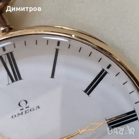 Ω OMEGA джобен, златен, с кутия, идеален - колекционерски, снимка 10 - Джобни - 49149111