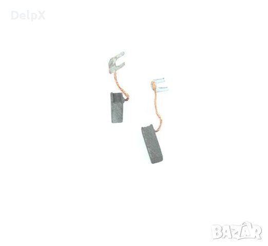 Въглено-графитна четка с канал и извод с накрайник каб.обувка 6,3x6,3x20mm, снимка 1