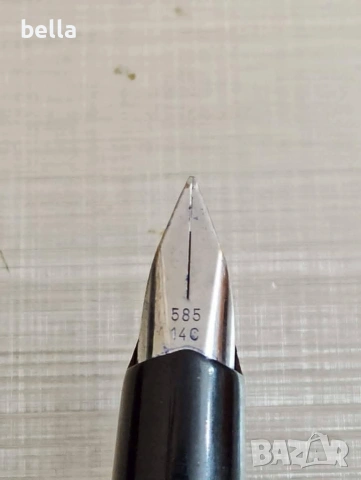 Писалака Pelikan 21 Silvexa Germanyв запазен вид писец-бяло злато 585 -14 карата ., снимка 5 - Антикварни и старинни предмети - 53523029