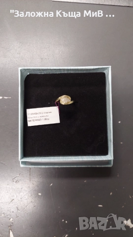 Дамски златен пръстен 1.35гр №15/55, снимка 3 - Пръстени - 52138886