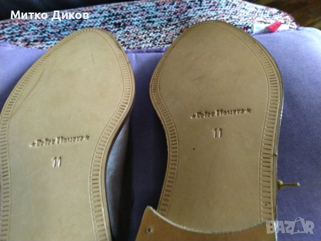 Peter flowers нови маркови италиански обувки естествена кожа размер №45 стелка 285мм, снимка 13 - Ежедневни обувки - 42304602