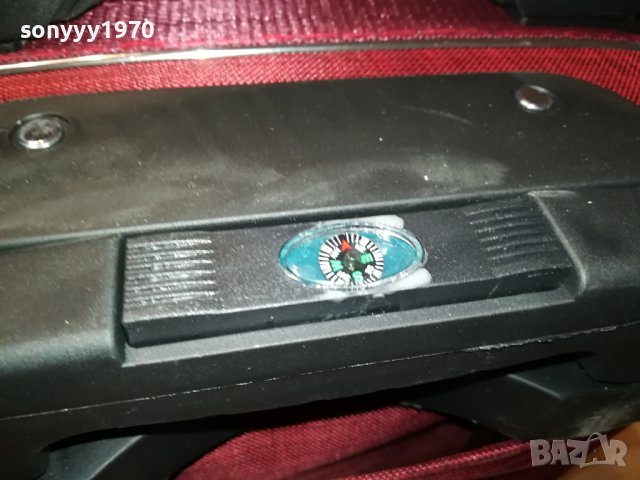 НОВ КУФАР 55Х36Х20СМ ЧЕРВЕН ДЕНИМ 1808231751, снимка 11 - Куфари - 41896601