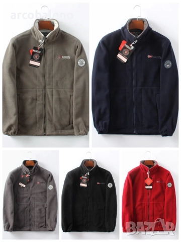 Мъжко топло удебелено поларно яке, 5цвята 