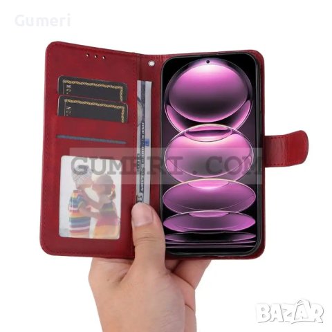 Тефтер "Wallet" за Xiaomi Poco X5 Pro, снимка 11 - Калъфи, кейсове - 40809029