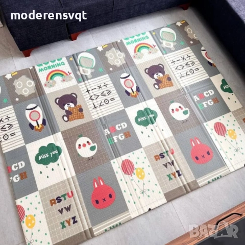 Топлоизолиращо килимче за деца и бебета 180x200 см, снимка 3 - Други - 52928763