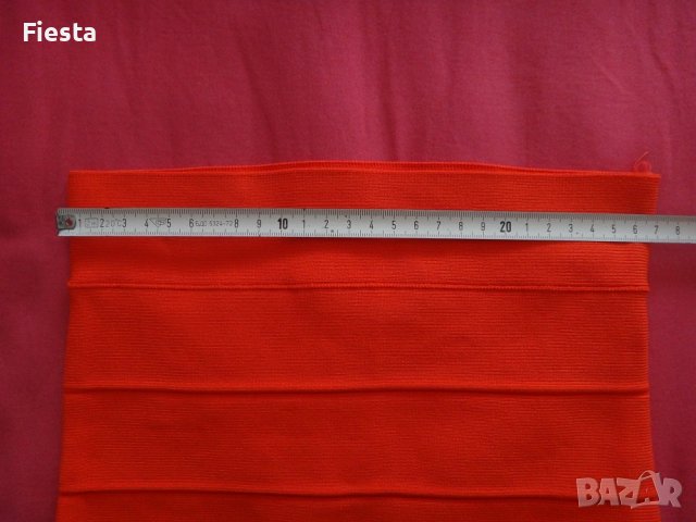 BCBG MaxAzria бандажна пола нова оригинална оранжева, снимка 10 - Поли - 38909720