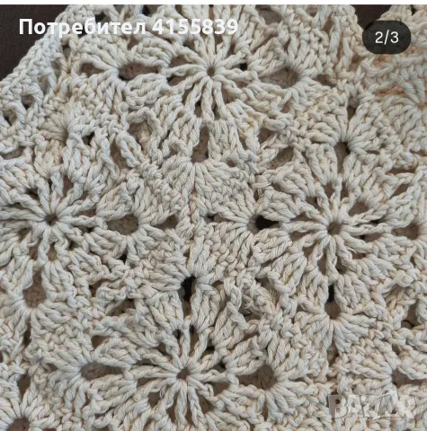 Ръчно плетена чанта, снимка 3 - Чанти - 55784365