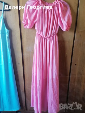 Дамски дълги сатенени рокли, снимка 4 - Рокли - 49596316